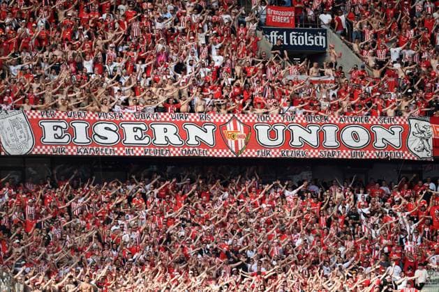11.05.2024, Cologne, Germany, Rhein-Energie-Stadium, 1. FC Koeln vs 1. FC Union Berlin - 1. Bundesliga, . Fans Union Berlin (Foto Ralf Treese) DFB DFL REGULATIONS PROHIBIT ANY USE OF PHOTOGRAPHS AS IMAGE SEQUENCES AND OR QUASI-VIDEO. Cologne Rhein-Energie-Stadium North Rhine-Westphalia Germany *** 11 05 2024, Cologne, Germany, Rhein Energie Stadium, 1 FC Koeln vs 1 FC Union Berlin 1 Bundesliga, Fans Union Berlin Foto Ralf Treese DFB DFL REGULATIONS PROHIBIT ANY USE OF PHOTOGRAPHS AS IMAGE SEQUENCES AND OR QUASI VIDEO Cologne Rhein Energie Stadium North Rhine Westphalia Germany 521_KOEFCU20240511_057 Treese-521