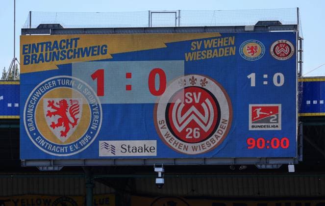Fussball - 2. BL - Eintracht Braunschweig - SV Wehen Wiesbaden - 12.05.24, Ohne Worte, -