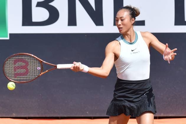 Qinwen Zheng during the Internazionali BNL dÃ¢& x80;& x99;Italia 2024 at Foro Italico, Italy, May 13th, 2024 Mattia Vian during Internazionali BNL d Italia, International Tennis match in Rome, Italy, May 13 2024  Copyright: xMattiaxVian IPAxSportx xipa-agenx xx IPA_46012974 IPA_Agency_IPA46012974