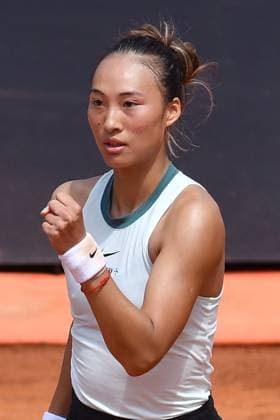 Qinwen Zheng during the Internazionali BNL dÃ¢& x80;& x99;Italia 2024 at Foro Italico, Italy, May 13th, 2024 Mattia Vian during Internazionali BNL d Italia, International Tennis match in Rome, Italy, May 13 2024  Copyright: xMattiaxVian IPAxSportx xipa-agenx xx IPA_46013107 IPA_Agency_IPA46013107