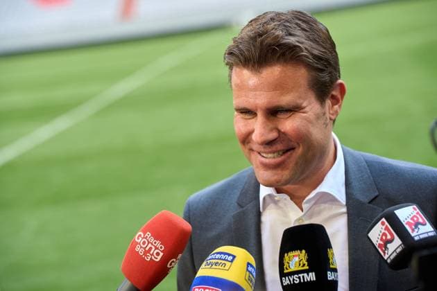 Munich, Bavaria, Germany - May 13, 2024: Felix Brych FIFA referee during an interview at the Allianz Arena in Munich