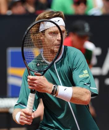 Foto IPP Cavaliere Emiliano. Roma 13 05 2024. Tennis Internazionali d Italia 2024. Nella foto: Andrey Rublev. Italy Photo Press - World Copyright italy ITALY  Copyright: xR4924_italyphotopressx