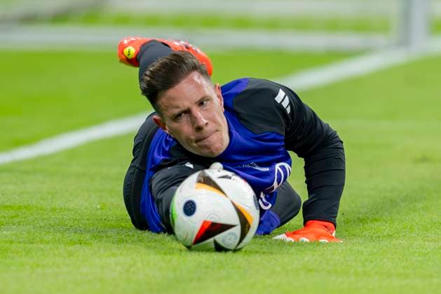 Fußball: Nationalmannschaft, Saison 2023 2024, Länderspiel Deutschland - Niederlande am 26.03.24 in der Deutsche Bank Park in Frankfurt (Hessen). Deutschlands Torwart Marc-Andre ter Stegen pariert einen Ball. DFB REGULATIONS PROHIBIT ANY USE OF PHOTOGRAPHS AS IMAGE SEQUENCES AND OR QUASI-VIDEO Copyright: xKirchner DavidxInderliedx