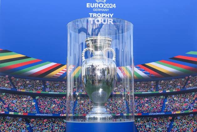 Sport Bilder des Tages The European Championship, EM, Europameisterschaft tropy on display during UEFA EURO, EM, Europameisterschaft,Fussball 24 Trophy Tour at Bellevue di Monaco, Munich, Germany. (Sven Beyrich SPP)  Copyright: xSvenxBeyrich SPPx spp-en-SvBe-20240513-D75_3643