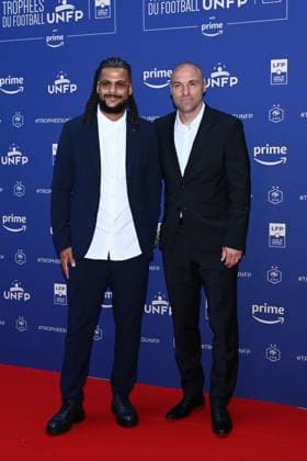 Lois Diony and Alexandre Dujeux attend the UNFP Trophy Awards 2024 at Pavillon d Armenonville on May 13, 2024 in Paris, France. ( Photo by federico pestellini panoramic ) - FOOTBALL : Tapis rouge des Trophees UNFP - Paris - 13 05 2024 FedericoPestellini Panoramic 