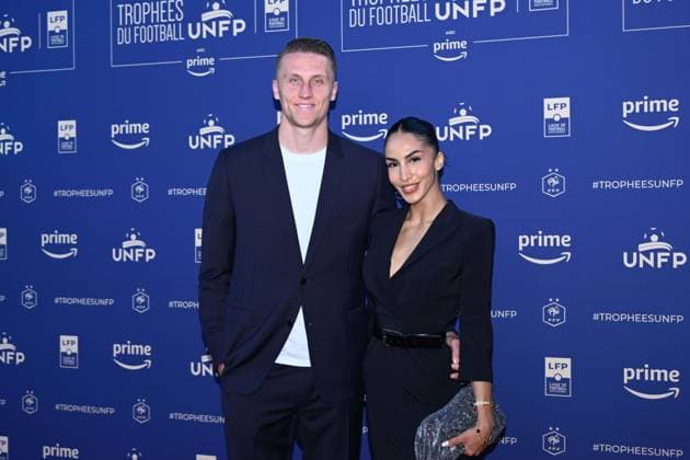 Marcin Bulka attends the UNFP Trophy Awards 2024 at Pavillon d Armenonville on May 13, 2024 in Paris, France. ( Photo by federico pestellini panoramic ) - FOOTBALL : Tapis rouge des Trophees UNFP - Paris - 13 05 2024 FedericoPestellini Panoramic 
