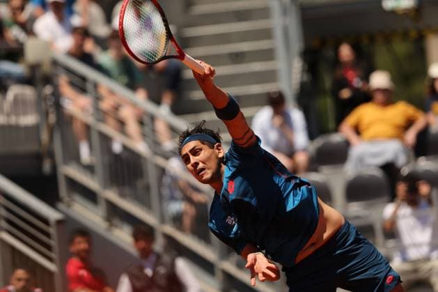 Tennis: ATP, Tennis Herren 1000 Internazionali di Tennis in Rome at Foro Italico. Match A.TABILO (CHILE) VS K. KHACHANOV (BUL) Rome, Italy 14.05.2024: A.TABILO (CHILE) VS K. KHACHANOV (BUL) during Internazionali BNL 2024 Men s Atp 1000 Open tennis tournament in Rome at Grand Stand Arena . Rome foro italico italy italy Copyright: xmarcoxiacobucci