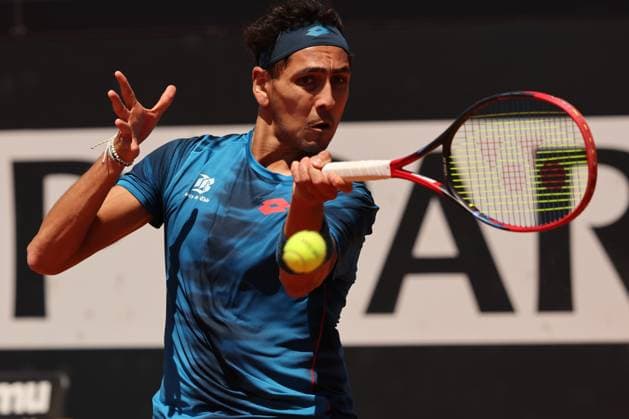 Tennis: ATP, Tennis Herren 1000 Internazionali di Tennis in Rome at Foro Italico. Match A.TABILO (CHILE) VS K. KHACHANOV (BUL) Rome, Italy 14.05.2024: A.TABILO (CHILE) VS K. KHACHANOV (BUL) during Internazionali BNL 2024 Men s Atp 1000 Open tennis tournament in Rome at Grand Stand Arena . Rome foro italico italy italy Copyright: xmarcoxiacobucci
