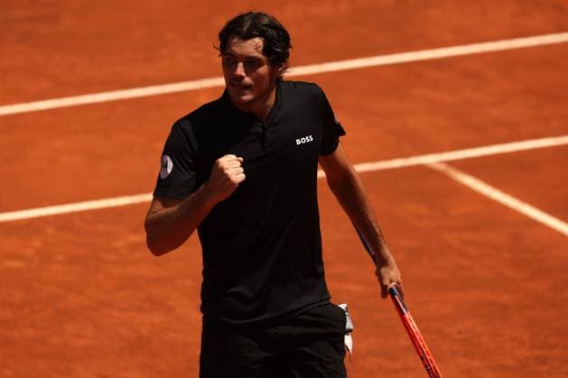Rome, Italy 14.05.2024: TAYLOR FRITZ (USA) VS GRIGOR DIMITROV (BUL) during Internazionali BNL 2024 Men s ATP, Tennis Herren 1000 Open tennis tournament in Rome at CENTRE COURT.  Copyright: xMarcoxIacobucci IPAxSportx xipa-x xx IPA_46047894 IPA_Agency_IPA46047894
