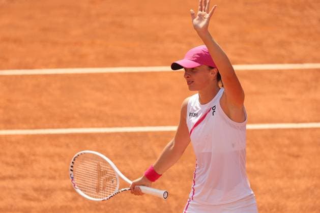 International Tennis match - Internazionali BNL d Italia Rome, Italy 14.05.2024: IGA SWIATEK (POL) VS MADISON KEYS (USA) during Internazionali BNL 2024 Men s WTA, Tennis Damen WOMENÃ¢& x80;& x99;S 1000 Open tennis tournament in Rome at CENTRE COURT. Rome Italy  Copyright: xIPAxSport ABACAx