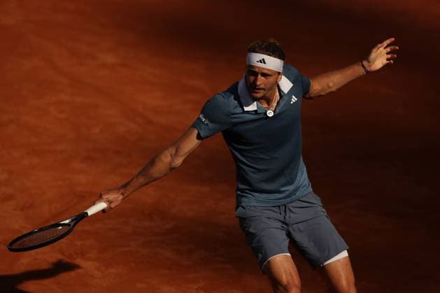 International Tennis match - Internazionali BNL d Italia Rome, Italy 14.05.2024: A.ZVEREV (GER) VS N.BURGES (POR) during Internazionali BNL 2024 Men s ATP, Tennis Herren 1000 Open tennis tournament in Rome at CENTRE COURT. Rome Italy  Copyright: xIPAxSport ABACAx