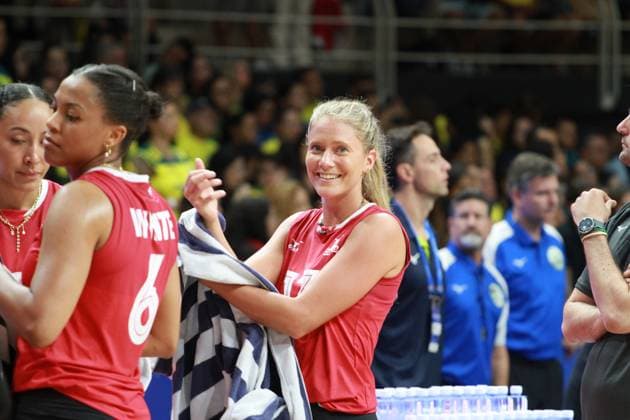 Brasil x Canadá Pela Liga das Nações no RJ RIO DE JANEIRO, RJ - 14.05.2024: BRASIL X CANADÁ PELA LIGA DAS NAÇÕES NO RJ - The Brazilian Women& 39;s Volleyball team faces the Canadian team, this Tuesday (14) at the Maracanãzinho gym in Rio de Janeiro, in the debut match in the Volleyball Nations League. (Photo: Lorando Labbe Fotoarena) x2537988x  LorandoxLabbe
