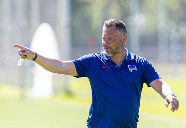 Fussball, Herren, Saison 2023 24, 2. Bundesliga, Hertha BSC, Training, Trainer Pal Dardai (Hertha BSC), 15.05. 2024, Copyright: xSebastianxRäppold MatthiasxKochx
