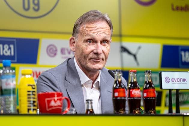 15.05.2024, Fussball, Saison 2023 2024, Bundesliga, Pressekonferenz zur Vorstellung von Lars Ricken, Aufsichtsratsvorsitzender Hans-Joachim Watzke (Borussia Dortmund), Dortmund Signal Iduna Park NRW Deutschland xRHR-FOTO DEx Copyright: DennisxEwert RHR-FOTOx RHR-FOTO DE