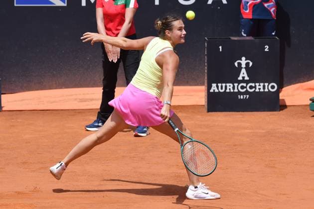 Aryna Sabalenka during the Internazionali BNL dÃ¢& x80;& x99;Italia 2024 at Foro Italico, Italy, May 15th, 2024 Mattia Vian during Internazionali BNL d Italia, International Tennis match in Rome, Italy, May 15 2024  Copyright: xMattiaxVian IPAxSportx xipa-agenx xx IPA_46093388 IPA_Agency_IPA46093388