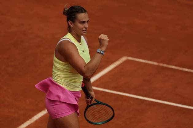 Rome, Italy 15.05.2024: Aryna Sabalenka VS Jelena Ostapenko (LAT) during Internazionali BNL 2024 women s WTA1000 Open tennis tournament in Rome at Grand Stand Arena .  Copyright: xMarcoxIacobucci IPAxSportx xipa-x xx IPA_46093629 IPA_Agency_IPA46093629