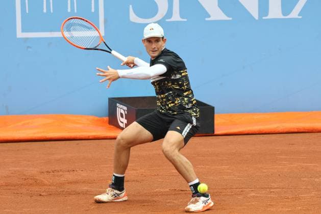 International Tennis match - 2024 Piemonte Open Intesa San Paolo Francesco Passaro (Italy) during the match againts Daniel Elahi Galan (Colombia) during 2024 Piemonte Open Intesa San Paolo, International Tennis match in Turin, Italy, May 15 2024 Turin Italy  Copyright: xIPAxSport ABACAx