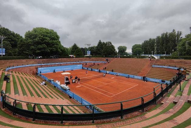International Tennis match - 2024 Piemonte Open Intesa San Paolo The Central Court of the Sporting Club in Turin during 2024 Piemonte Open Intesa San Paolo, International Tennis match in Turin, Italy, May 15 2024 Turin Italy  Copyright: xIPAxSport ABACAx
