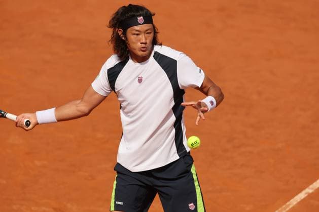 Rome, Italy 15.05.2024 : Alejandro TABILO (CHI) vs Zhizhen ZHANG (CHN) during Internazionali BNL 2024 menÃ¢& x80;& x99;s ATP, Tennis Herren 1000 Open tennis tournament in Rome at Grand Stand Arena .  Copyright: xMarcoxIacobucci IPAxSportx xipa-x xx IPA_46096425 IPA_Agency_IPA46096425