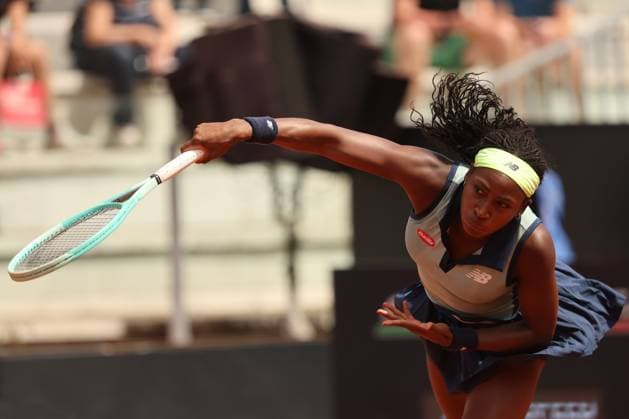 Rome, Italy 15.05.2024 : Coco Gauff (USA) during Internazionali BNL 2024 WomenÃ¢& x80;& x99;s WTA, Tennis Damen 1000 Open tennis tournament in Rome at Grand Stand Arena .  Copyright: xMarcoxIacobucci IPAxSportx xipa-x xx IPA_46099261 IPA_Agency_IPA46099261
