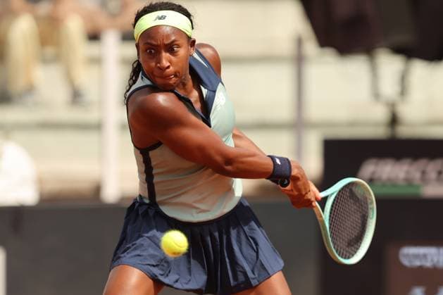 Rome, Italy 15.05.2024 : Coco Gauff (USA) during Internazionali BNL 2024 WomenÃ¢& x80;& x99;s WTA, Tennis Damen 1000 Open tennis tournament in Rome at Grand Stand Arena .  Copyright: xMarcoxIacobucci IPAxSportx xipa-x xx IPA_46099326 IPA_Agency_IPA46099326