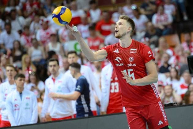 KATOWICE 15.05.2024 MECZ TOWARZYSKI SIATKOWKA: POLSKA - NIEMCY --- INTERNATIONAL VOLLEYBALL FRIENDLY MATCH: POLAND - GERMANY N Z JAKUB KOCHANOWSKI FOT. PAWEL PIOTROWSKI 400mm.pl NEWSPIX.PL --- Newspix.pl POLAND OUT!  20240515PAP036