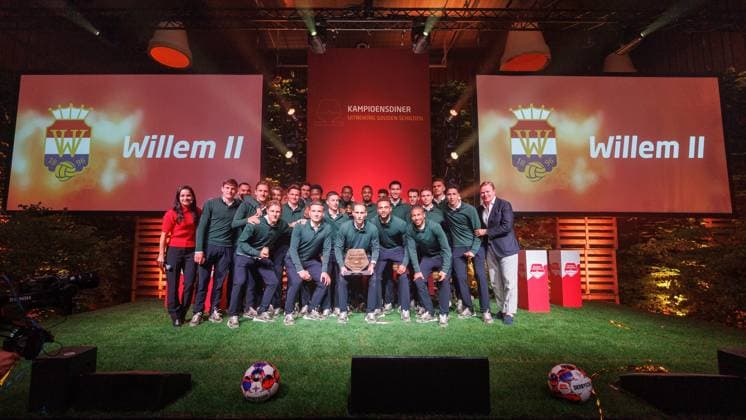 CUIJK , 15-05-2024 , Inspyrium, season 2023 2024 , Dutch Football Keuken Kampioen Divisie. Willem II kampioen KKD tijdens de derde editie Kampioensdiner KKD Kampioensdiner 2023 2024  x25241065x Copyright: