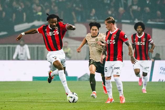 Khephren Thuram (OGC Nice) FOOTBALL : OGC Nice vs Paris SG - Ligue 1 Uber Eats - Nice - 15 05 2024 NorbertScanella Panoramic 
