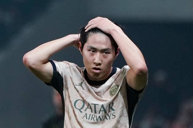 Lee Kang-in (Paris SG) FOOTBALL : OGC Nice vs Paris SG - Ligue 1 Uber Eats - Nice - 15 05 2024 NorbertScanella Panoramic 