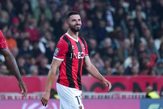 Deception - Morgan Sanson (OGC Nice) FOOTBALL : OGC Nice vs Paris SG - Ligue 1 Uber Eats - Nice - 15 05 2024 NorbertScanella Panoramic 