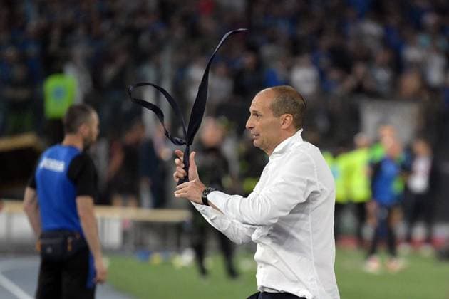 Bilder des Jahres 2024, Sport 05 Mai Sport Themen der Woche KW21 Sport Bilder des Tages Juventus& x2019; head coach Massimiliano Allegri angry after expulsion during the Italian Cup final soccer match between Atalanta and Juventus at Rome s Olympic Stadium, Italy, Wednesday, May 15, 2024. (Alfredo Falcone LaPresse)  Copyright: xAlfredoxFalcone LaPressex