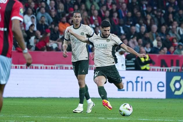 Marco Asensio (Paris SG) FOOTBALL : OGC Nice vs Paris SG - Ligue 1 Uber Eats - Nice - 15 05 2024 NorbertScanella Panoramic 