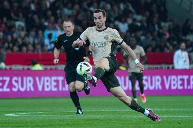 Fabian Ruiz (Paris SG) FOOTBALL : OGC Nice vs Paris SG - Ligue 1 Uber Eats - Nice - 15 05 2024 NorbertScanella Panoramic 