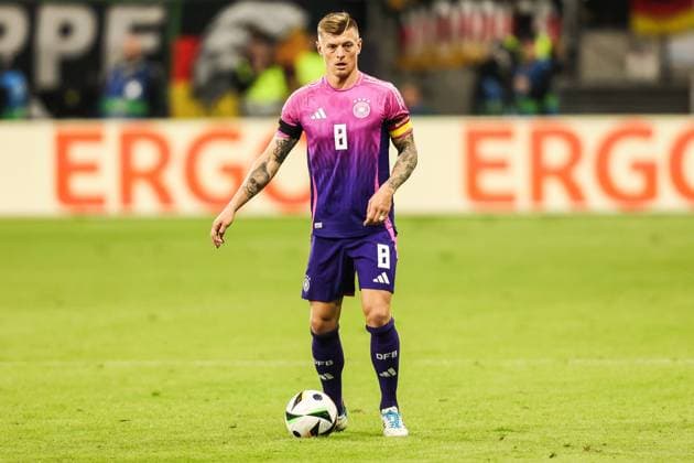 Fussball, Nationalmannschaft Saison 2023 24 UEFA Länderspiel Deutschland - Niederlande 26.03.2024, Deutsche Bank Park Toni Kroos (Deutschland, 8) Deutsche Bank Park DFB Campus Hessen Deutschland