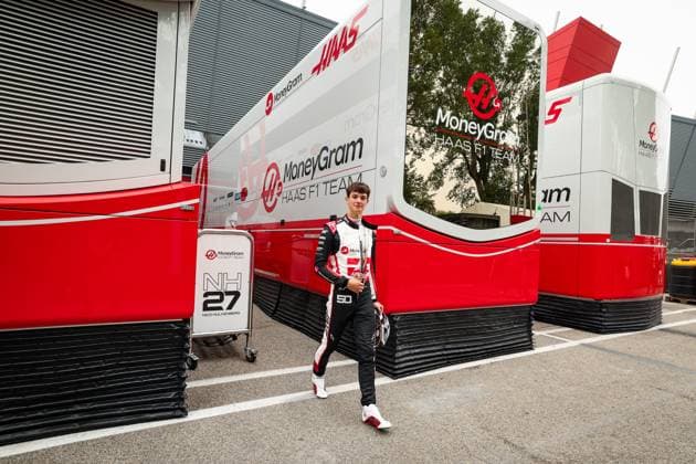 BEARMAN Ollie, Haas F1 Team VF-24 Ferrari, portrait, during the Formula 1 MSC Cruises Gran Premio del Made in Italy e Dell™Emilia-Romagne 2024, 7th round of the 2024 Formula One World Championship, WM, Weltmeisterschaft from May 17 to 19, 2024 on the Autodromo Enzo e Dino Ferrari, in Imola, Italy - F1 - EMILIA-ROMAGNA GRAND PRIX 2024 DPPI Panoramic  240516_R07_EMR_DP_FGOO0662