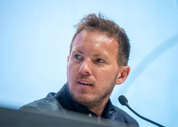Fussball, Herren, Saison 2023 2024, Nationalmannschaft, Pressekonferenz zur Bekanntgabe des Kaders für die Europameisterschaft, Bundestrainer Julian Nagelsmann (Deutschland), 16.05. 2024, Copyright: xSebastianxRäppold MatthiasxKochx