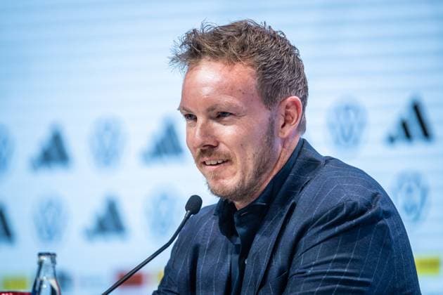 Pressekonferenz Deutsche Nationalmannschaf; Berlin, 16.05.2024 Julian Nagelsmann (Trainer Deutschland) Pressekonferenz Deutsche Nationalmannschaft, DRIVE Volkswagen Group Forum, Berlin 16.05.2024 Copyright: xBEAUTIFULxSPORTS LucianoxLimax