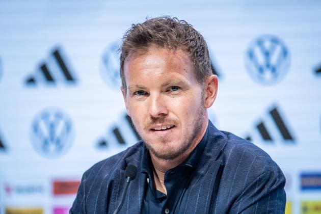 Sport Bilder des Tages Pressekonferenz Deutsche Nationalmannschaf; Berlin, 16.05.2024 Julian Nagelsmann (Trainer Deutschland) Pressekonferenz Deutsche Nationalmannschaft, DRIVE Volkswagen Group Forum, Berlin 16.05.2024 Copyright: xBEAUTIFULxSPORTS LucianoxLimax
