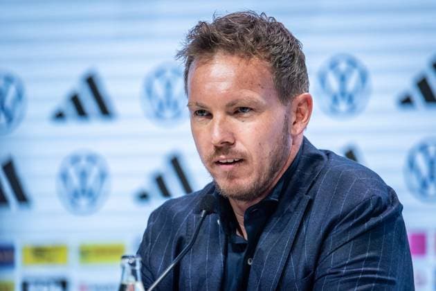 Pressekonferenz Deutsche Nationalmannschaf; Berlin, 16.05.2024 Julian Nagelsmann (Trainer Deutschland) Pressekonferenz Deutsche Nationalmannschaft, DRIVE Volkswagen Group Forum, Berlin 16.05.2024 Copyright: xBEAUTIFULxSPORTS LucianoxLimax