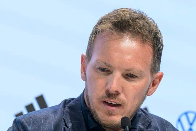 Bundestrainer Julian Nagelsmann, Pressekonferenz - PK zum Kader, UEFA EURO, EM, Europameisterschaft,Fussball 2024 Vorstellung Bekanntgabe des Kaders fuer die EM, Berlin, 16.05.2024, Copyright: HMBxMedia UwexKoch
