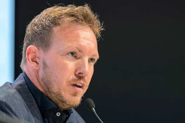 Bundestrainer Julian Nagelsmann, Pressekonferenz - PK zum Kader, UEFA EURO, EM, Europameisterschaft,Fussball 2024 Vorstellung Bekanntgabe des Kaders fuer die EM, Berlin, 16.05.2024, Copyright: HMBxMedia UwexKoch