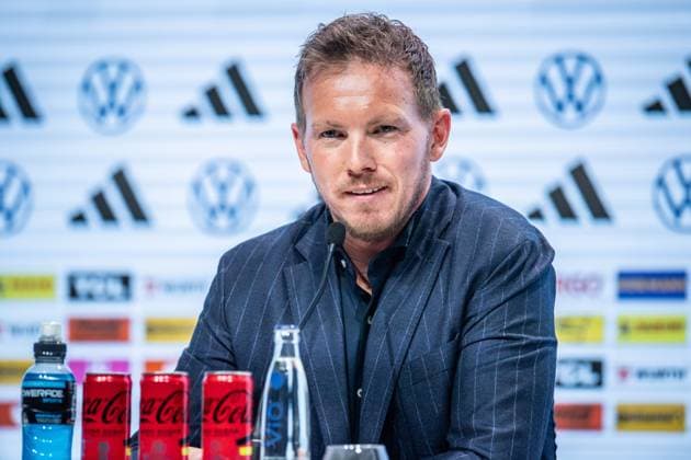 Pressekonferenz Deutsche Nationalmannschaf; Berlin, 16.05.2024 Julian Nagelsmann (Trainer Deutschland) Pressekonferenz Deutsche Nationalmannschaft, DRIVE Volkswagen Group Forum, Berlin 16.05.2024 Copyright: xBEAUTIFULxSPORTS LucianoxLimax