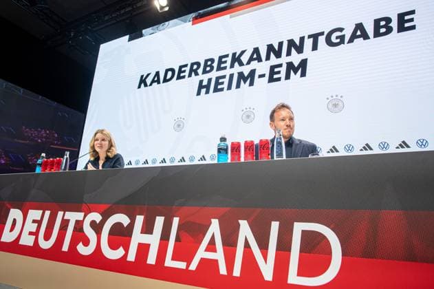 Fussball, Herren, Saison 2023 2024, Nationalmannschaft, Pressekonferenz zur Bekanntgabe des Kaders für die Europameisterschaft, Bundestrainer Julian Nagelsmann (Deutschland), 16.05. 2024, Copyright: xSebastianxRäppold MatthiasxKochx