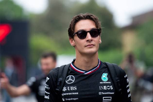 George Russell (Mercedes AMG Petronas Formula One Team, 63), ITA, Formel 1 Weltmeisterschaft, Grand Prix Emilia-Romagna Imola, Autodromo Enzo e Dino Ferrari, Media Day, 16.05.2024 ITA, Formel 1 Weltmeisterschaft, Grand Prix Emilia-Romagna Imola, Autodromo Enzo e Dino Ferrari, Media Day, 16.05.2024 Imola Copyright: xEibner-Pressefoto Memmlerx EP_MMR
