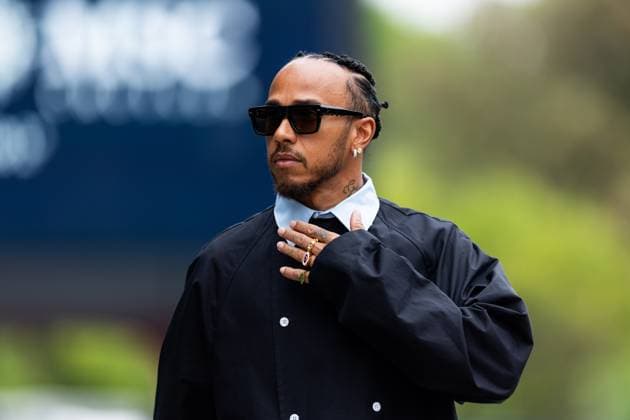 HAMILTON Lewis (gbr), Mercedes AMG F1 Team W15, portrait during the Formula 1 MSC Cruises Gran Premio del Made in Italy e Dell™Emilia-Romagne 2024, 7th round of the 2024 Formula One World Championship, WM, Weltmeisterschaft from May 17 to 19, 2024 on the Autodromo Enzo e Dino Ferrari, in Imola, Italy - F1 - EMILIA-ROMAGNA GRAND PRIX 2024 DPPI Panoramic  240516_R07_EMR_DP_JFR64626