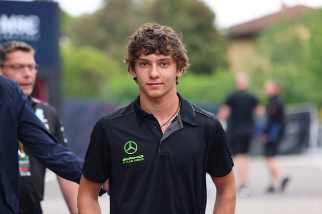 Andrea Kimi Antonelli, Mercedes Junior Team, Formel 2 ,ITA, Formel 1 Weltmeisterschaft, Grand Prix Emilia-Romagna Imola, Autodromo Enzo e Dino Ferrari, Media Day, 16.05.2024 ITA, Formel 1 Weltmeisterschaft, Grand Prix Emilia-Romagna Imola, Autodromo Enzo e Dino Ferrari, Media Day, 16.05.2024 Imola Copyright: xEibner-Pressefoto AnnikaxGrafx EP_AGF