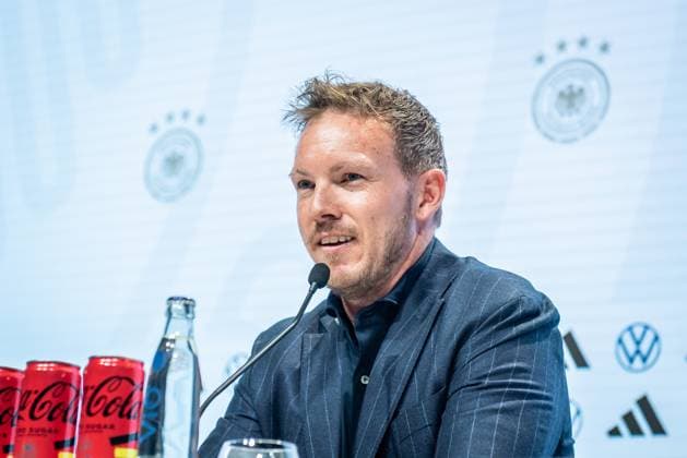 Pressekonferenz Deutsche Nationalmannschaf; Berlin, 16.05.2024 Julian Nagelsmann (Trainer Deutschland) Pressekonferenz Deutsche Nationalmannschaft, DRIVE Volkswagen Group Forum, Berlin 16.05.2024 Copyright: xBEAUTIFULxSPORTS LucianoxLimax
