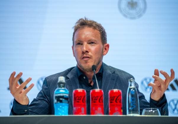 Fussball, Herren, Saison 2023 2024, Nationalmannschaft, Pressekonferenz zur Bekanntgabe des Kaders für die Europameisterschaft, Bundestrainer Julian Nagelsmann (Deutschland), 16.05. 2024, Copyright: xSebastianxRäppold MatthiasxKochx