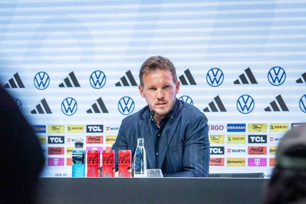 Pressekonferenz Deutsche Nationalmannschaf; Berlin, 16.05.2024 Julian Nagelsmann (Trainer Deutschland) Pressekonferenz Deutsche Nationalmannschaft, DRIVE Volkswagen Group Forum, Berlin 16.05.2024 Copyright: xBEAUTIFULxSPORTS LucianoxLimax
