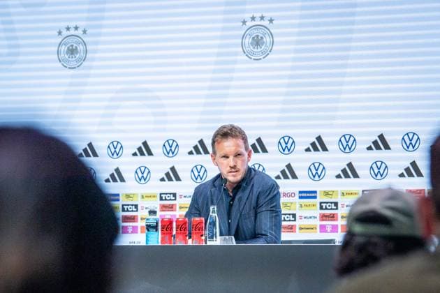 Pressekonferenz Deutsche Nationalmannschaf; Berlin, 16.05.2024 Julian Nagelsmann (Trainer Deutschland) Pressekonferenz Deutsche Nationalmannschaft, DRIVE Volkswagen Group Forum, Berlin 16.05.2024 Copyright: xBEAUTIFULxSPORTS LucianoxLimax